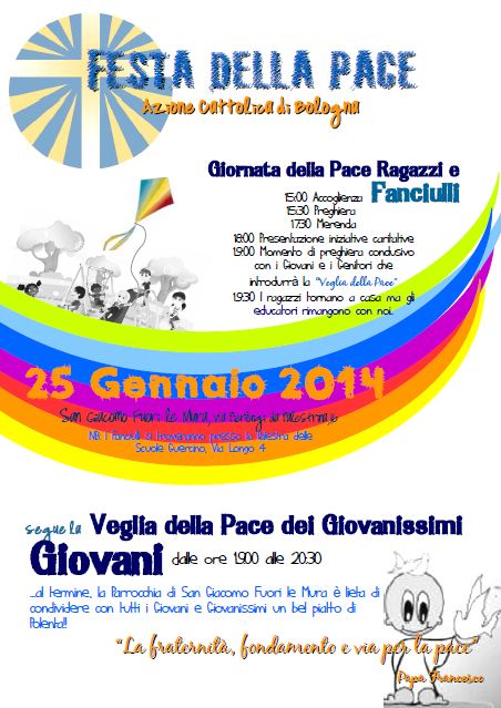 Volantino giornata della pace